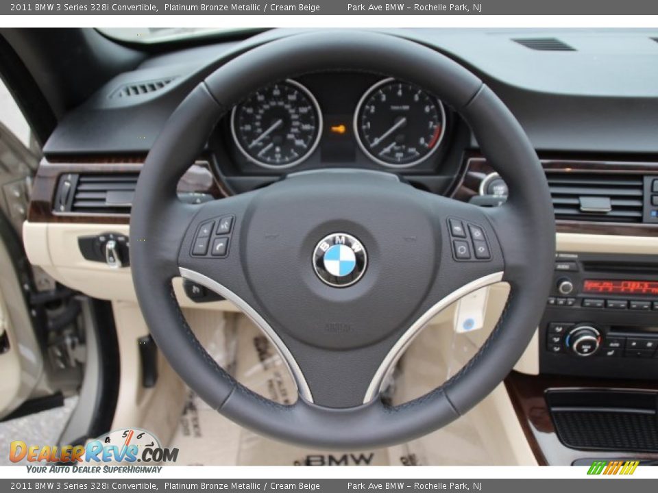 2011 BMW 3 Series 328i Convertible Platinum Bronze Metallic / Cream Beige Photo #15