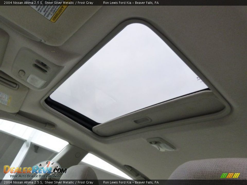 2004 Nissan Altima 2.5 S Sheer Silver Metallic / Frost Gray Photo #15