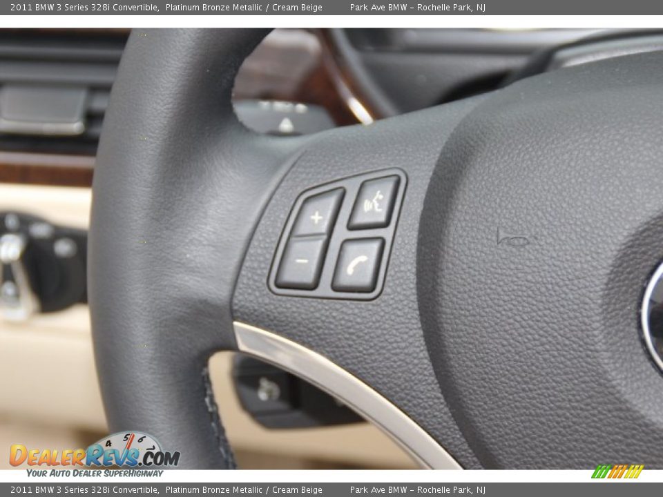 2011 BMW 3 Series 328i Convertible Platinum Bronze Metallic / Cream Beige Photo #16
