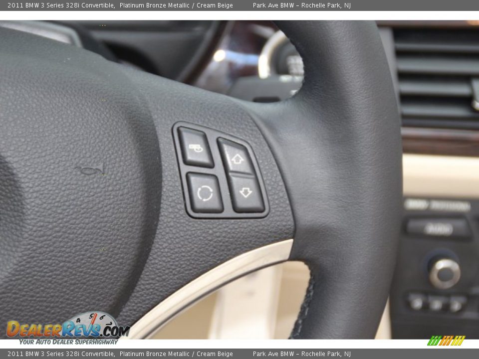 2011 BMW 3 Series 328i Convertible Platinum Bronze Metallic / Cream Beige Photo #17