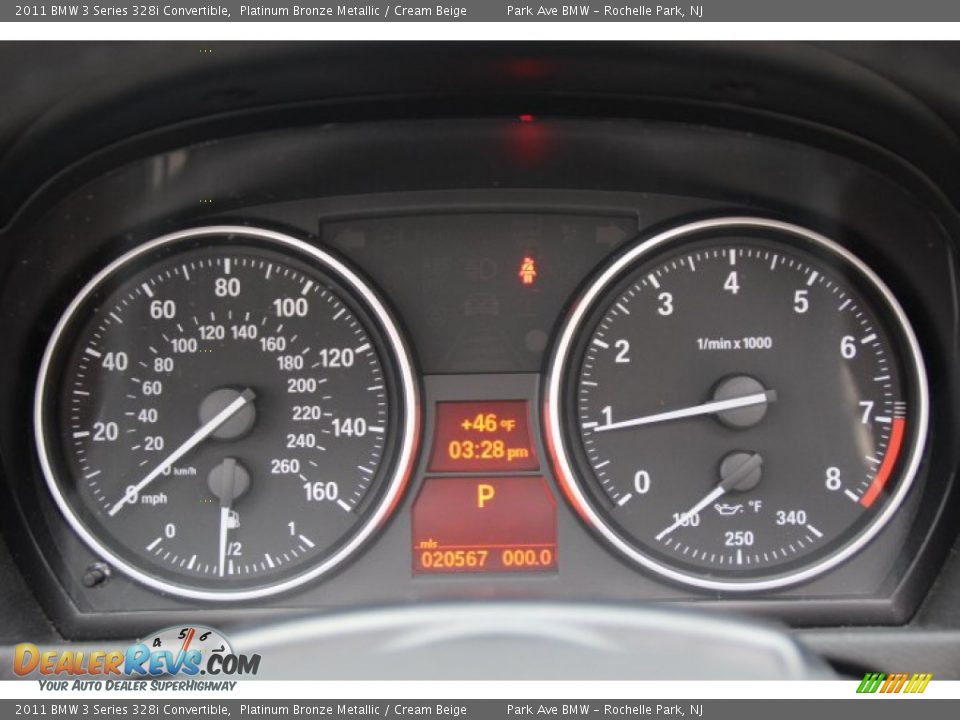 2011 BMW 3 Series 328i Convertible Platinum Bronze Metallic / Cream Beige Photo #18