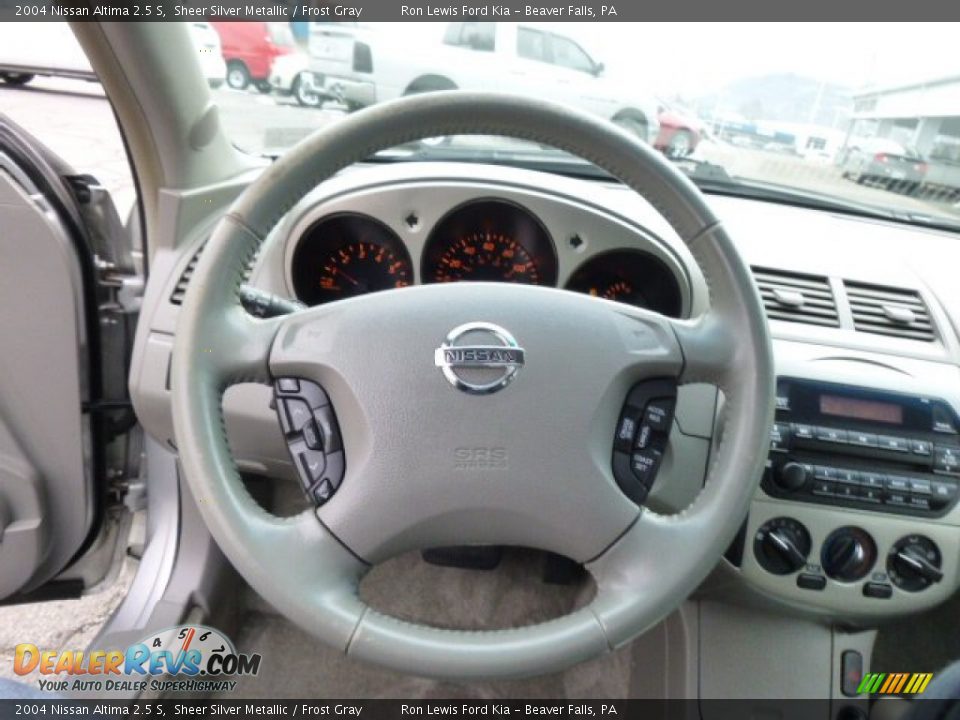 2004 Nissan Altima 2.5 S Sheer Silver Metallic / Frost Gray Photo #18