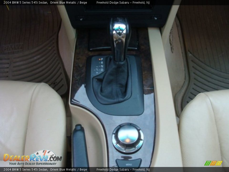 2004 BMW 5 Series 545i Sedan Orient Blue Metallic / Beige Photo #23