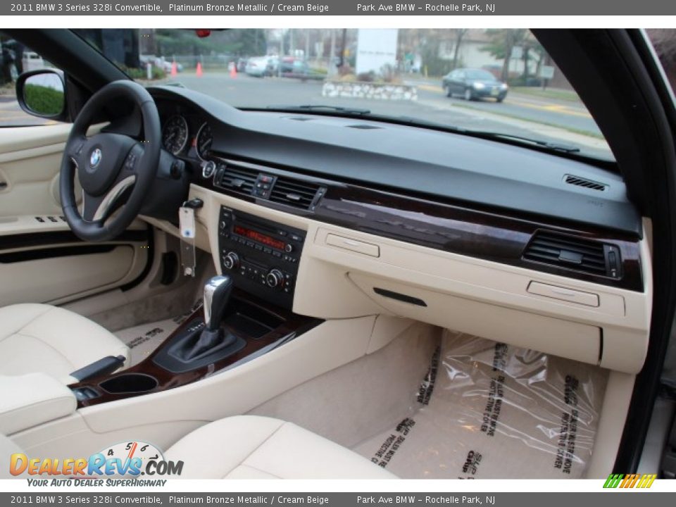 2011 BMW 3 Series 328i Convertible Platinum Bronze Metallic / Cream Beige Photo #22