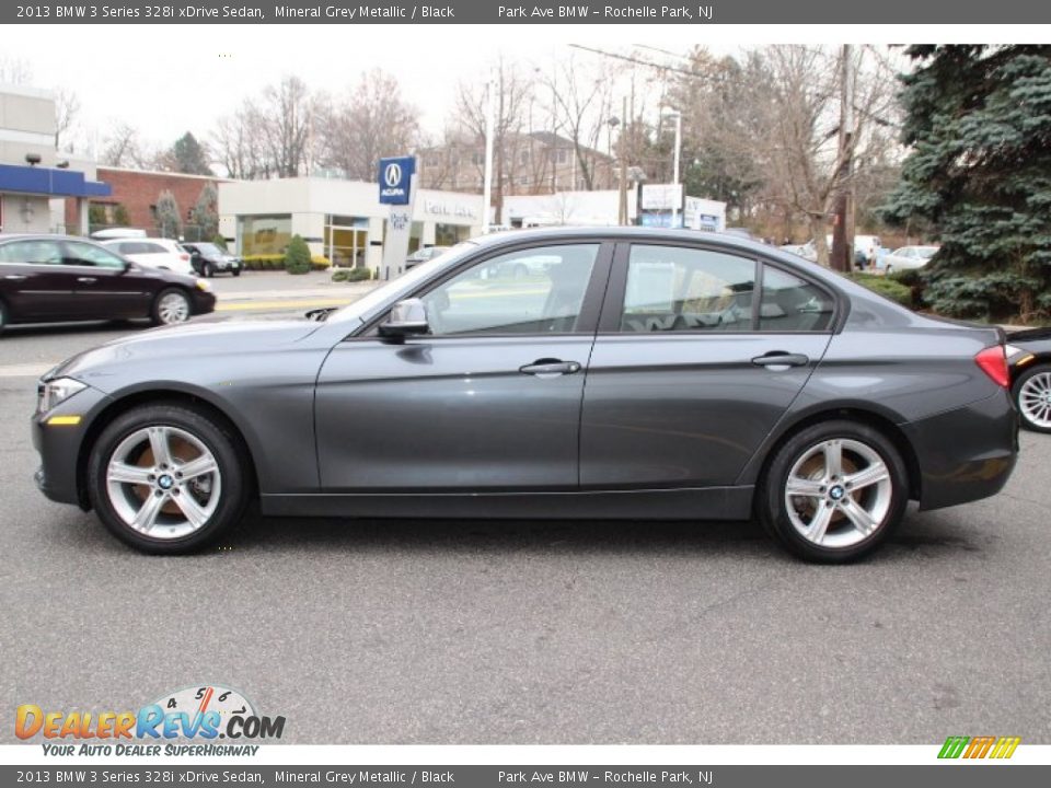 2013 BMW 3 Series 328i xDrive Sedan Mineral Grey Metallic / Black Photo #5