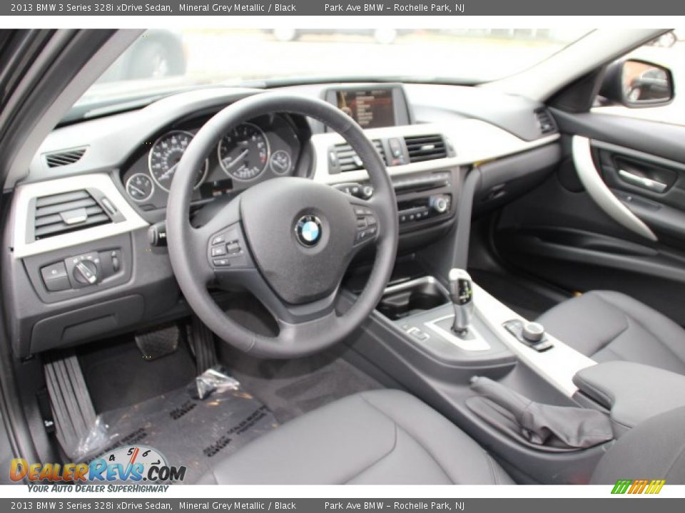 2013 BMW 3 Series 328i xDrive Sedan Mineral Grey Metallic / Black Photo #9