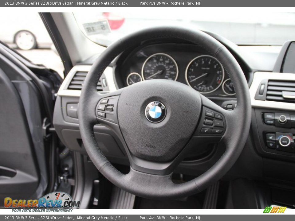 2013 BMW 3 Series 328i xDrive Sedan Mineral Grey Metallic / Black Photo #15