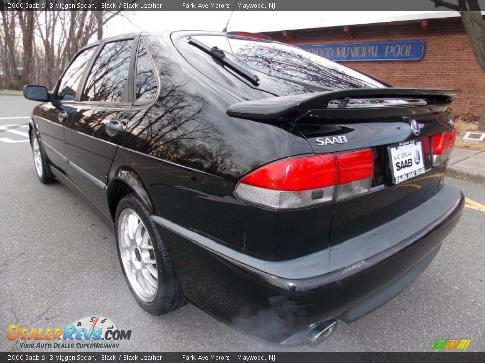 2000 Saab 9-3 Viggen Sedan Black / Black Leather Photo #3