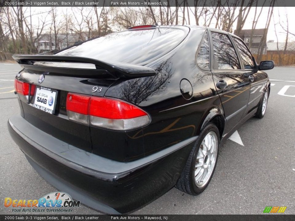 2000 Saab 9-3 Viggen Sedan Black / Black Leather Photo #5