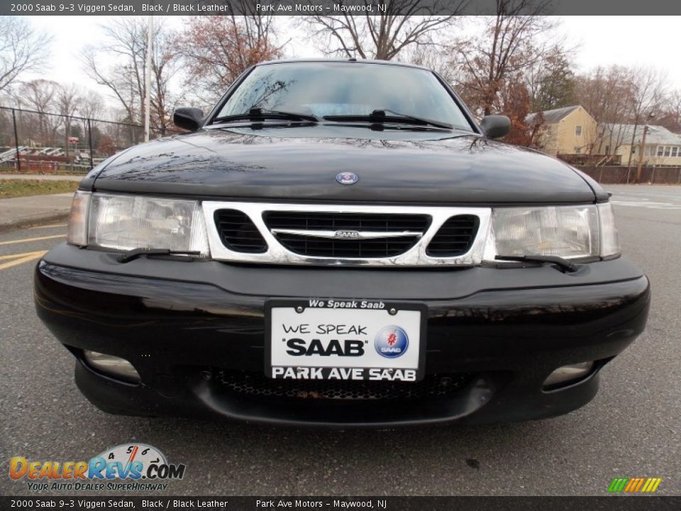 2000 Saab 9-3 Viggen Sedan Black / Black Leather Photo #8