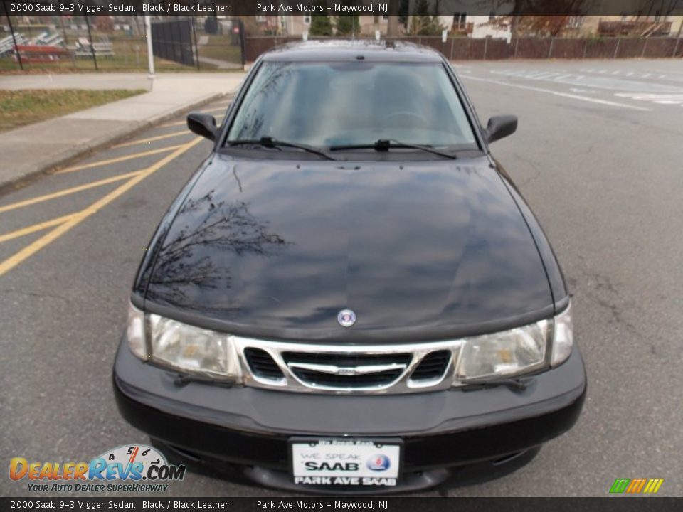 2000 Saab 9-3 Viggen Sedan Black / Black Leather Photo #9
