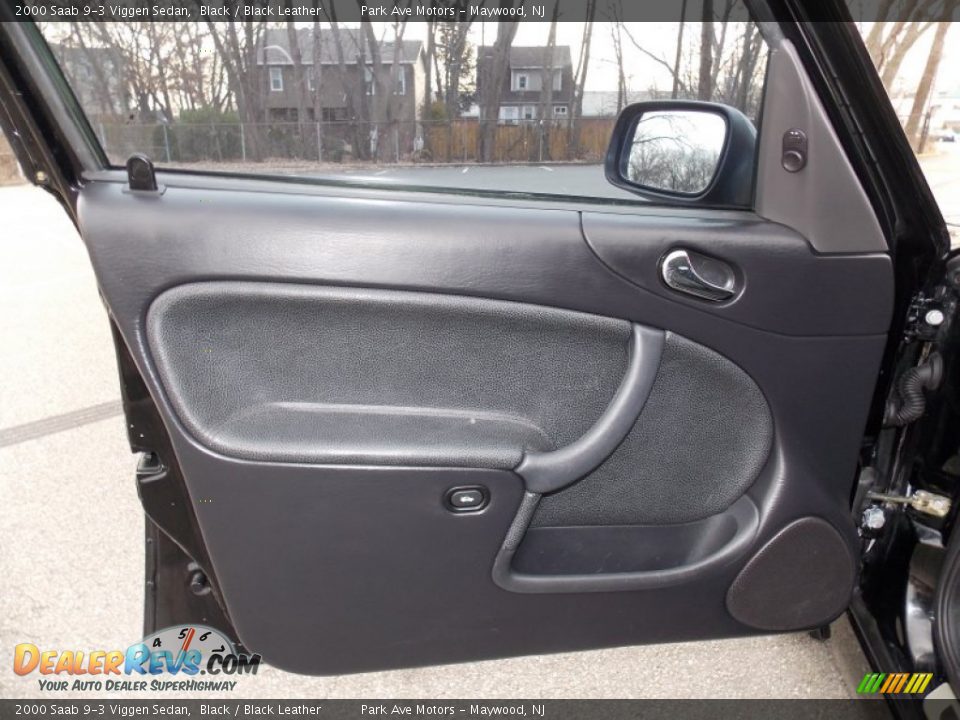 2000 Saab 9-3 Viggen Sedan Black / Black Leather Photo #10