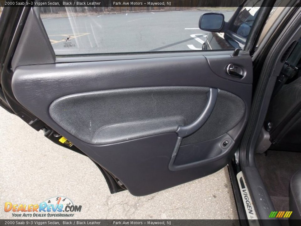 2000 Saab 9-3 Viggen Sedan Black / Black Leather Photo #14
