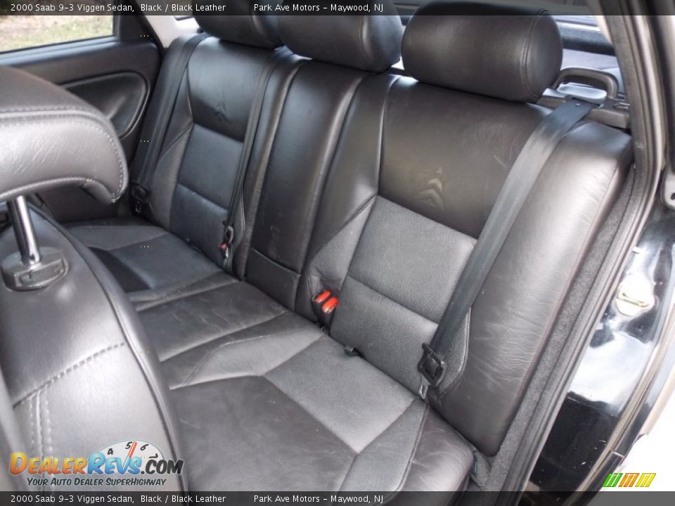 2000 Saab 9-3 Viggen Sedan Black / Black Leather Photo #15