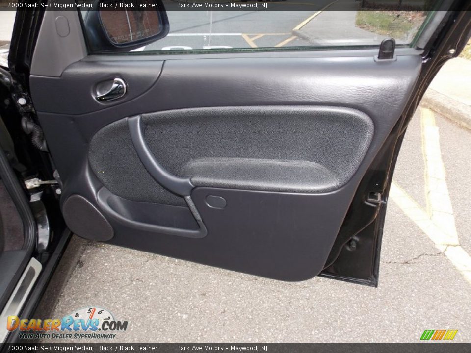 2000 Saab 9-3 Viggen Sedan Black / Black Leather Photo #17