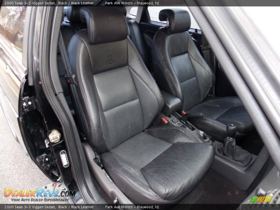 2000 Saab 9-3 Viggen Sedan Black / Black Leather Photo #18