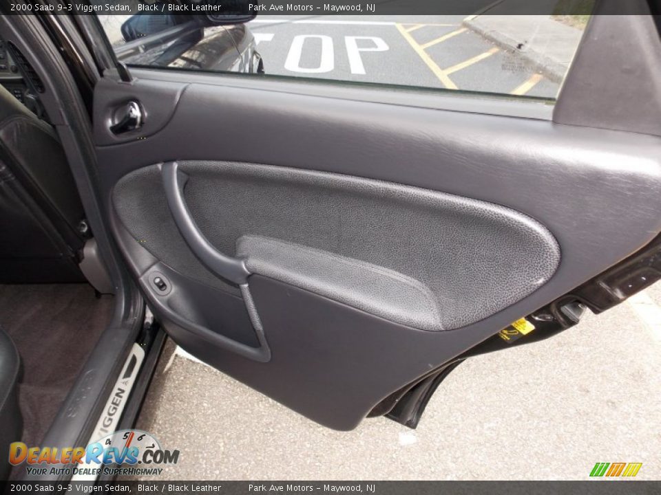 2000 Saab 9-3 Viggen Sedan Black / Black Leather Photo #20