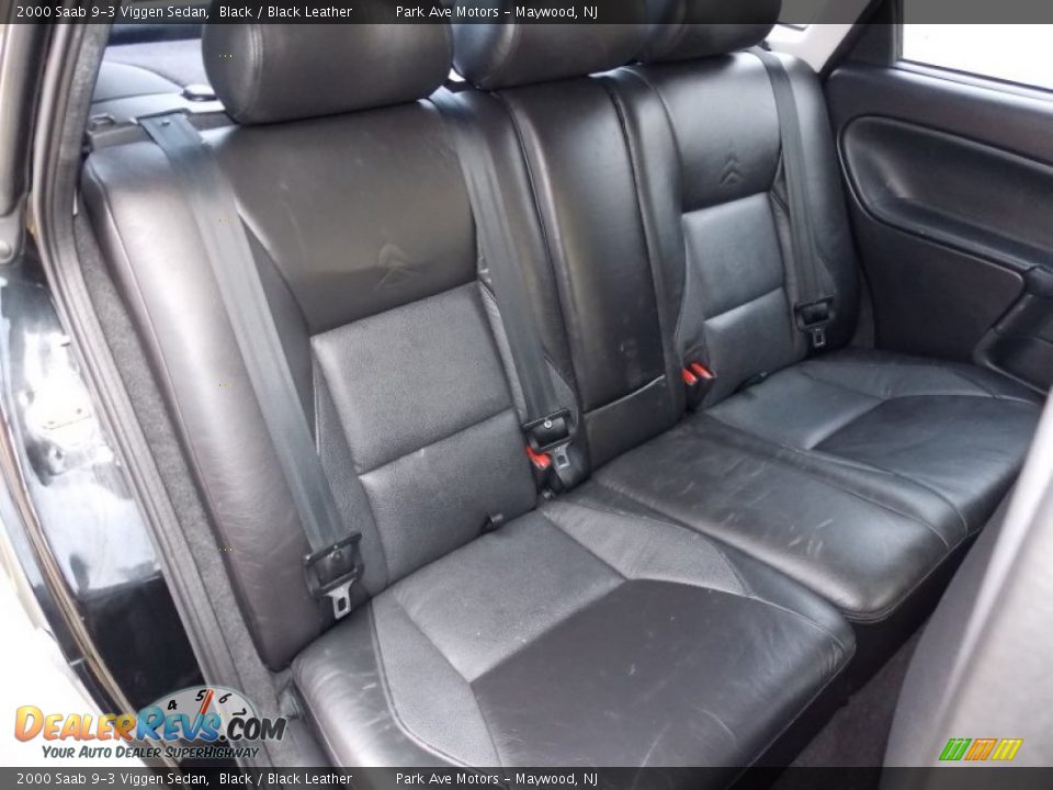 2000 Saab 9-3 Viggen Sedan Black / Black Leather Photo #21