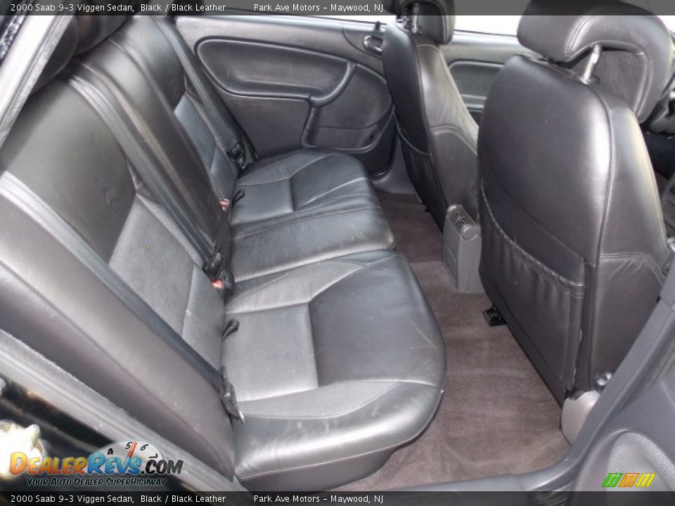 2000 Saab 9-3 Viggen Sedan Black / Black Leather Photo #22