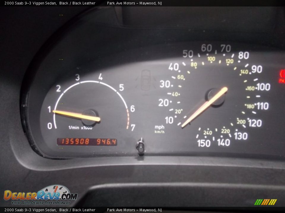 2000 Saab 9-3 Viggen Sedan Black / Black Leather Photo #30