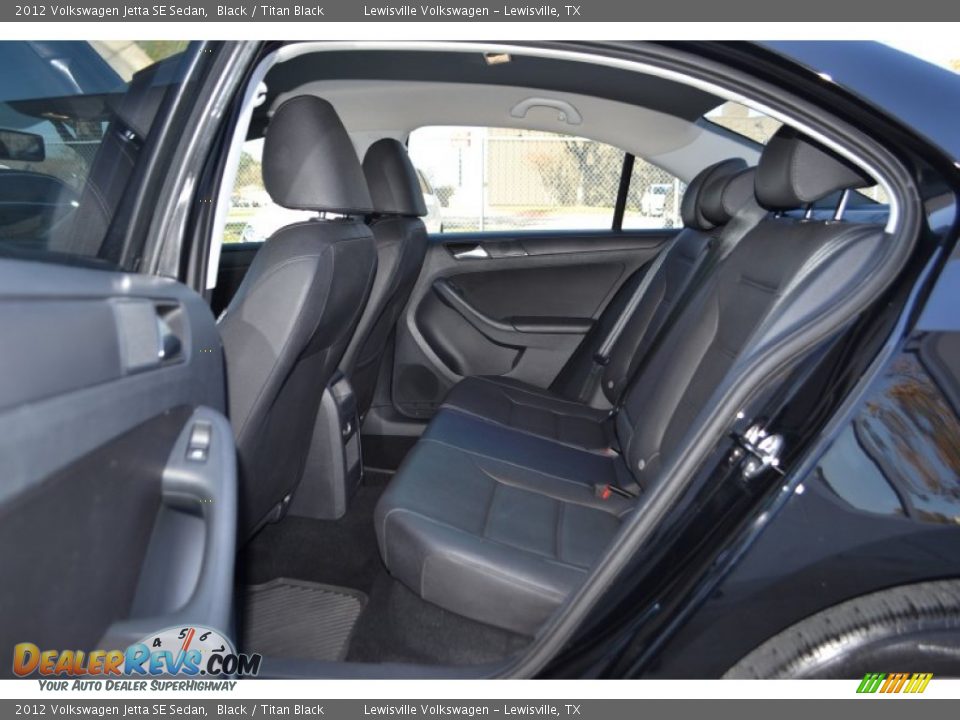 2012 Volkswagen Jetta SE Sedan Black / Titan Black Photo #12