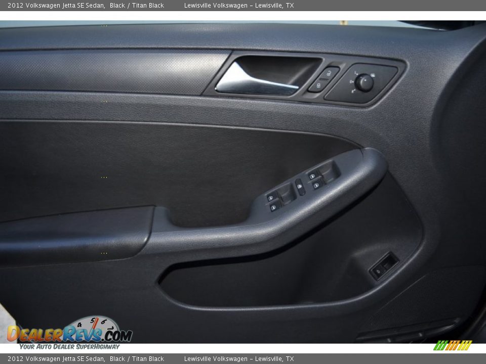 2012 Volkswagen Jetta SE Sedan Black / Titan Black Photo #13