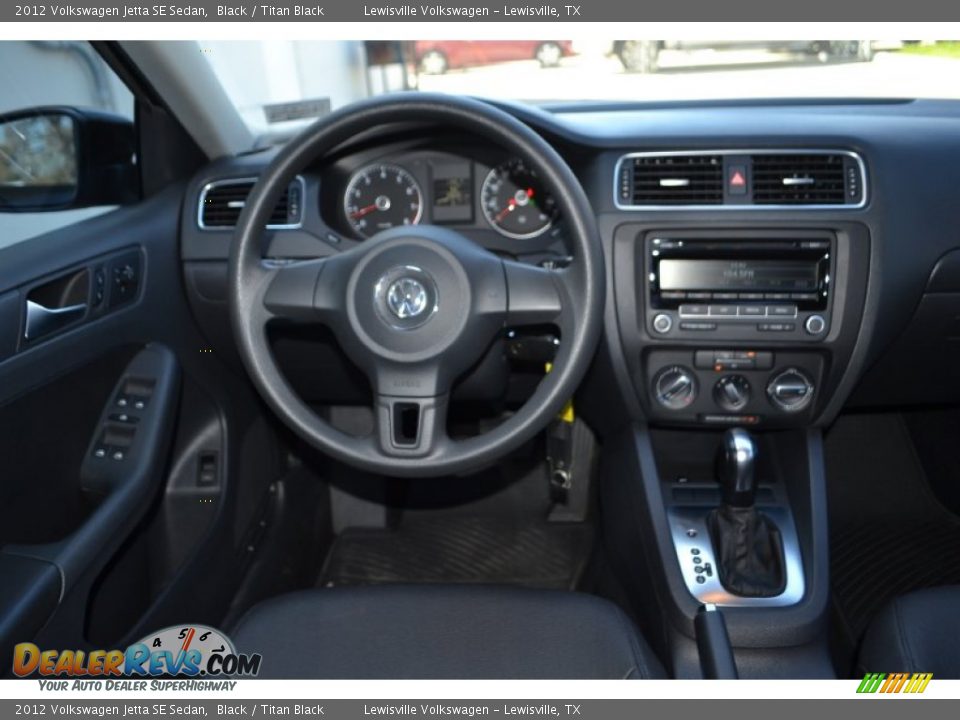 2012 Volkswagen Jetta SE Sedan Black / Titan Black Photo #15