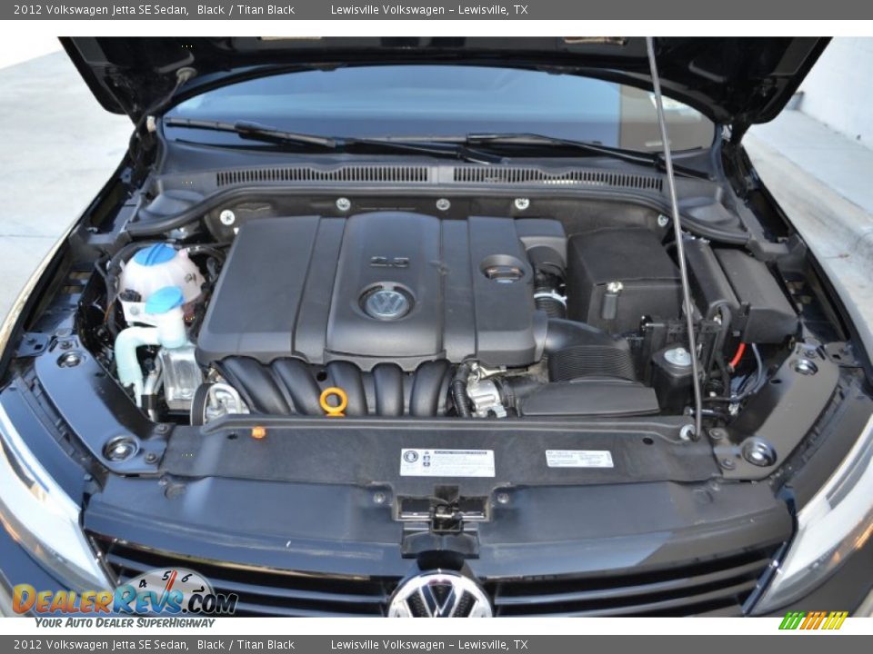 2012 Volkswagen Jetta SE Sedan Black / Titan Black Photo #18