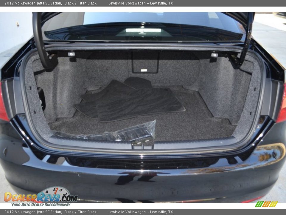 2012 Volkswagen Jetta SE Sedan Black / Titan Black Photo #19
