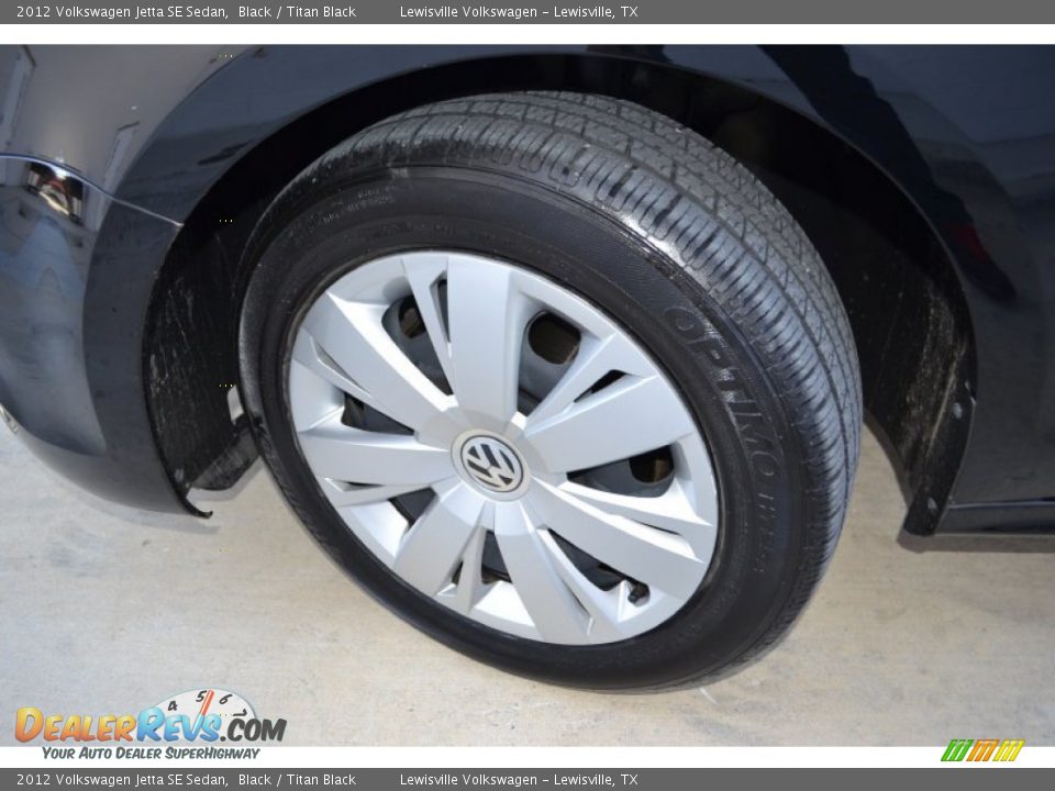 2012 Volkswagen Jetta SE Sedan Black / Titan Black Photo #20