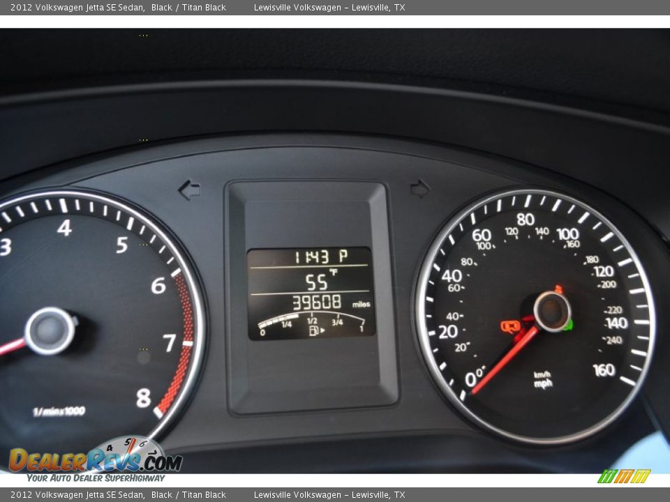 2012 Volkswagen Jetta SE Sedan Black / Titan Black Photo #21