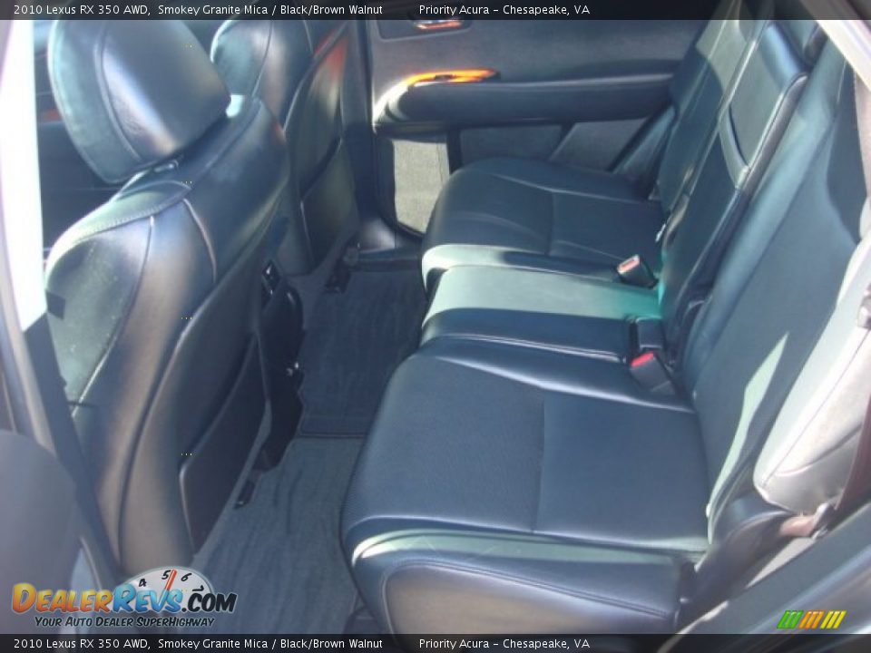 2010 Lexus RX 350 AWD Smokey Granite Mica / Black/Brown Walnut Photo #12