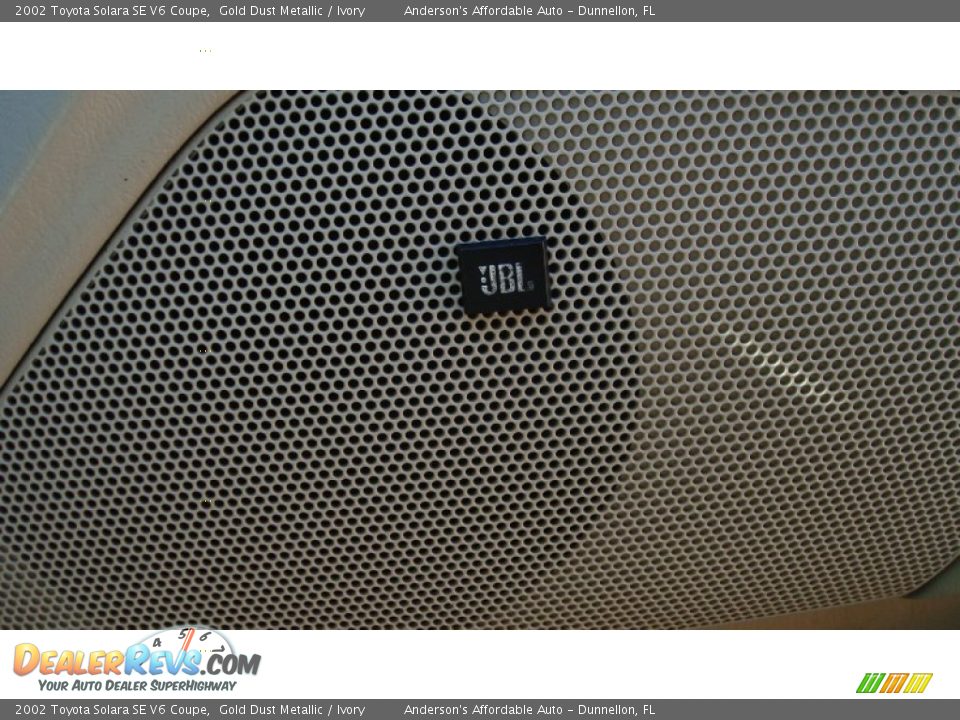 2002 Toyota Solara SE V6 Coupe Gold Dust Metallic / Ivory Photo #18