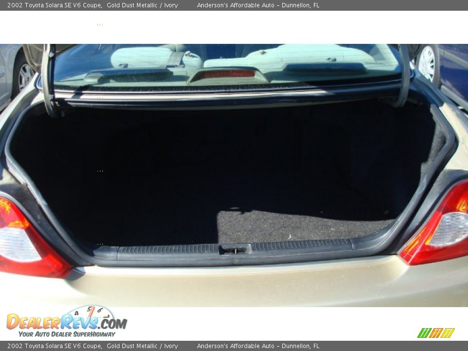 2002 Toyota Solara SE V6 Coupe Gold Dust Metallic / Ivory Photo #21
