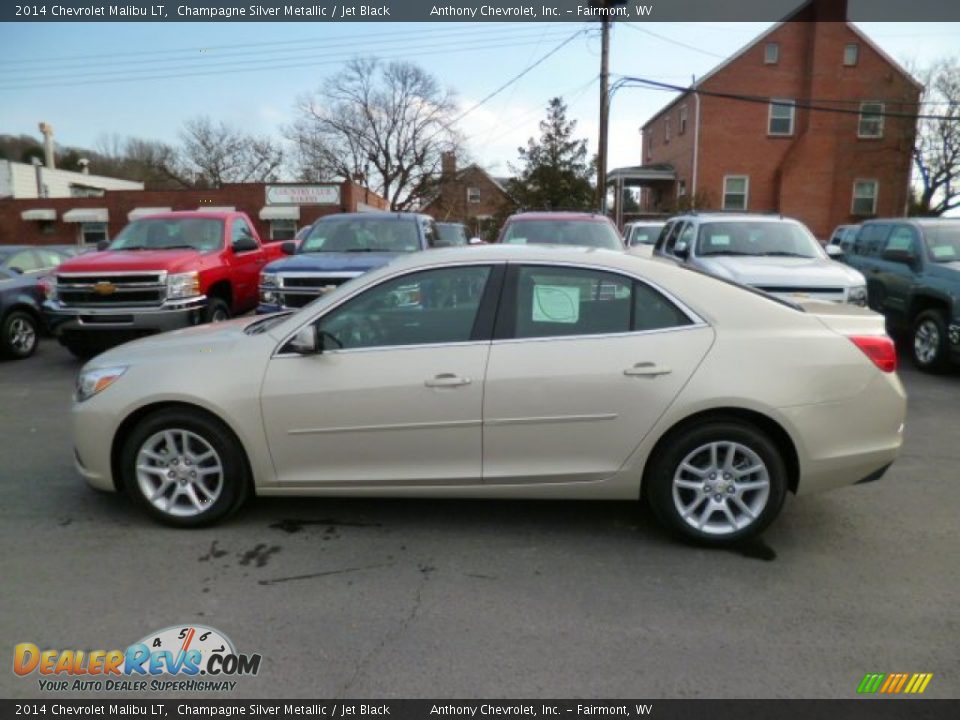 2014 Chevrolet Malibu LT Champagne Silver Metallic / Jet Black Photo #4