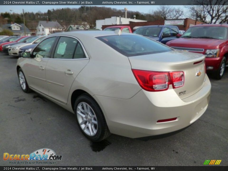 2014 Chevrolet Malibu LT Champagne Silver Metallic / Jet Black Photo #5