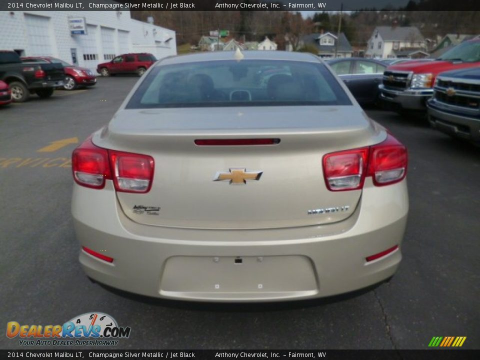 2014 Chevrolet Malibu LT Champagne Silver Metallic / Jet Black Photo #6