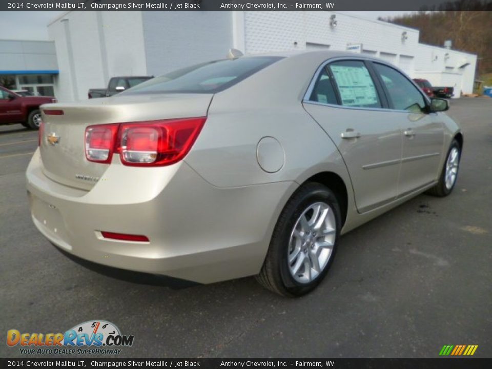 2014 Chevrolet Malibu LT Champagne Silver Metallic / Jet Black Photo #7