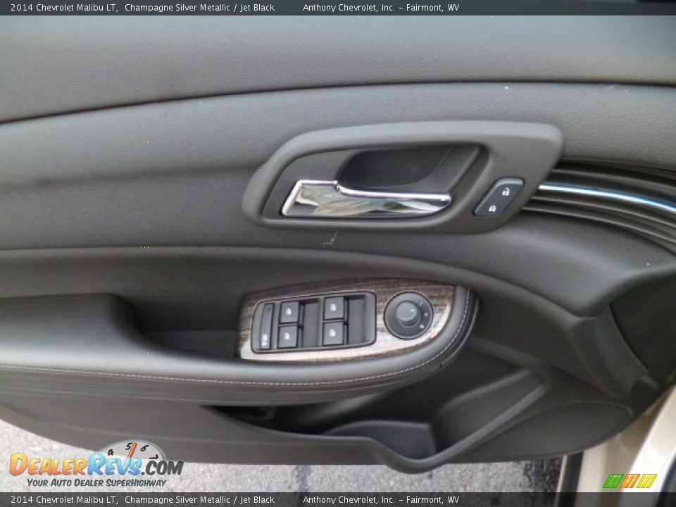 2014 Chevrolet Malibu LT Champagne Silver Metallic / Jet Black Photo #16