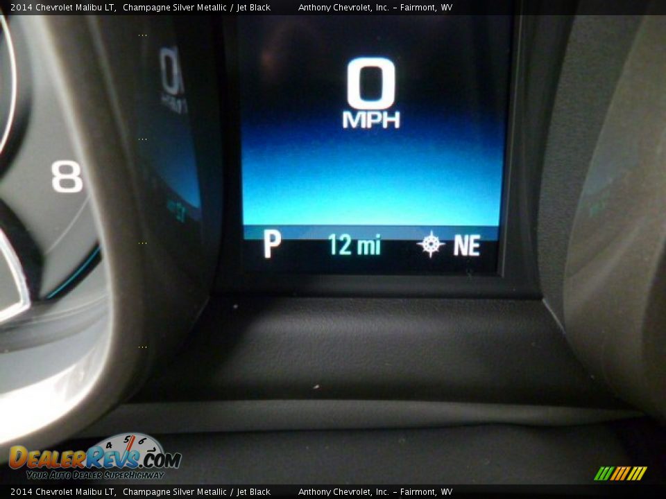 2014 Chevrolet Malibu LT Champagne Silver Metallic / Jet Black Photo #20