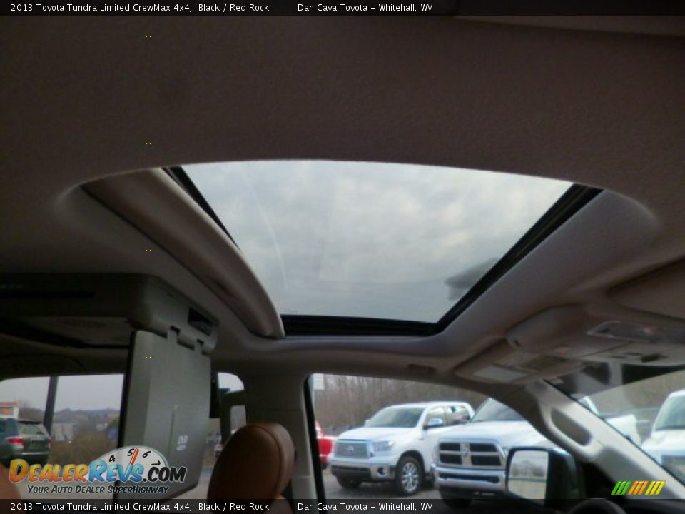 2013 Toyota Tundra Limited CrewMax 4x4 Black / Red Rock Photo #7