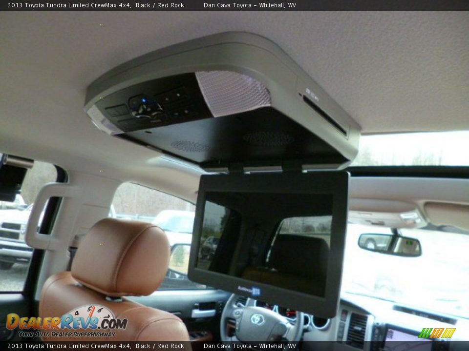2013 Toyota Tundra Limited CrewMax 4x4 Black / Red Rock Photo #9