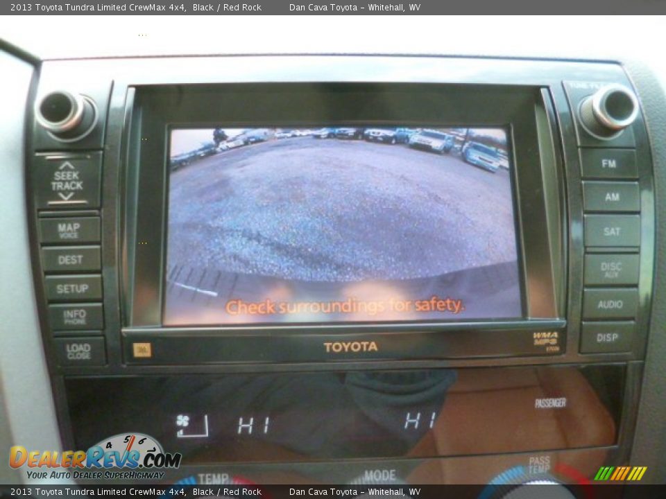 2013 Toyota Tundra Limited CrewMax 4x4 Black / Red Rock Photo #13