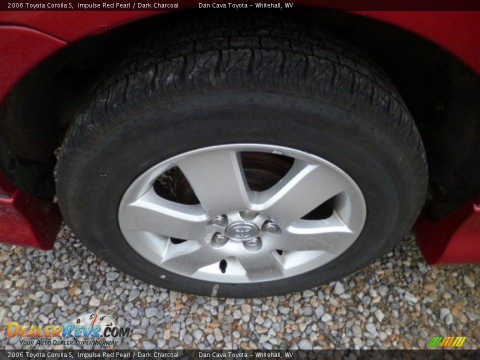 2006 Toyota Corolla S Impulse Red Pearl / Dark Charcoal Photo #7