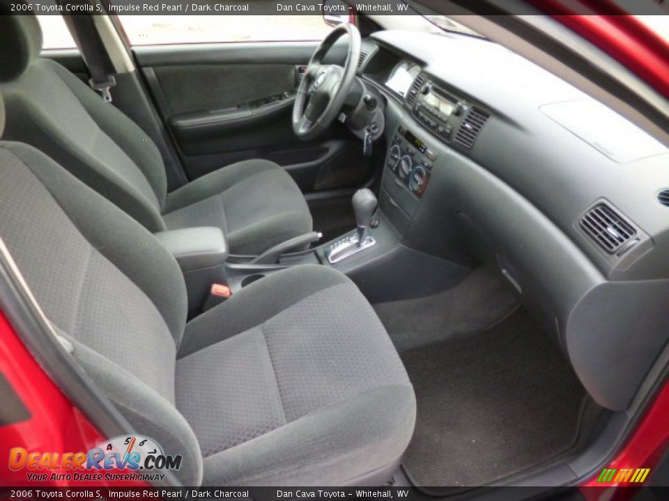 2006 Toyota Corolla S Impulse Red Pearl / Dark Charcoal Photo #8