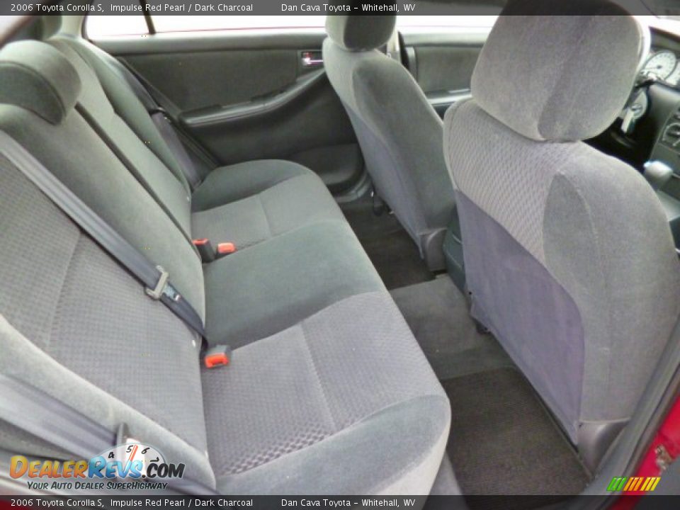 2006 Toyota Corolla S Impulse Red Pearl / Dark Charcoal Photo #10