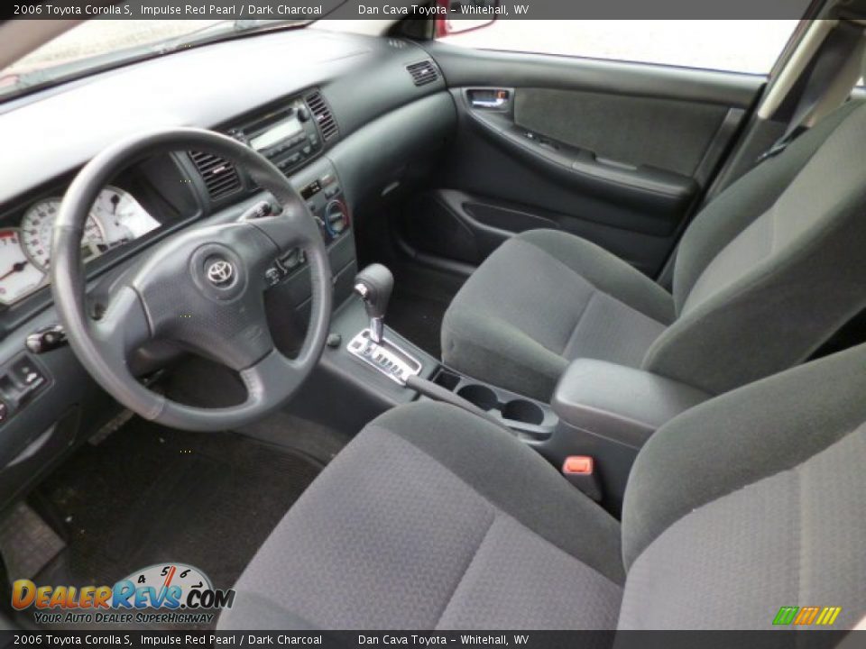 2006 Toyota Corolla S Impulse Red Pearl / Dark Charcoal Photo #12
