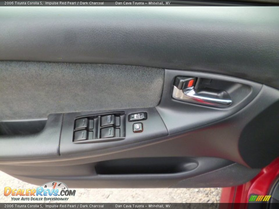 2006 Toyota Corolla S Impulse Red Pearl / Dark Charcoal Photo #13