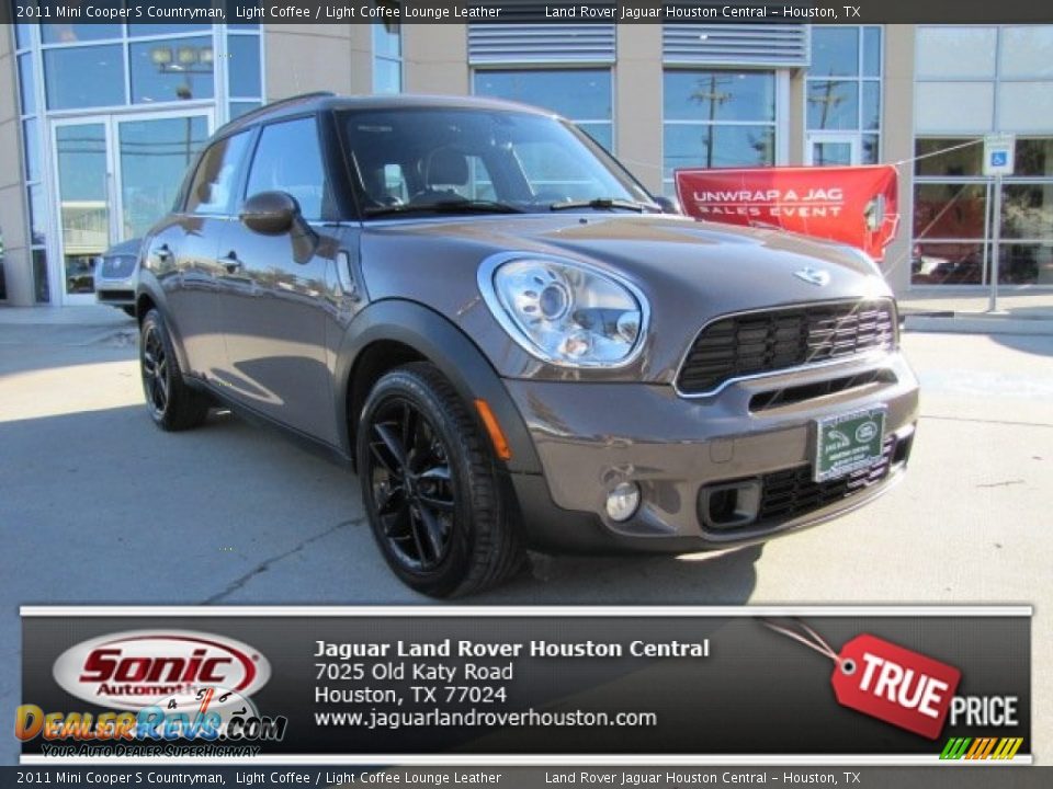 2011 Mini Cooper S Countryman Light Coffee / Light Coffee Lounge Leather Photo #1