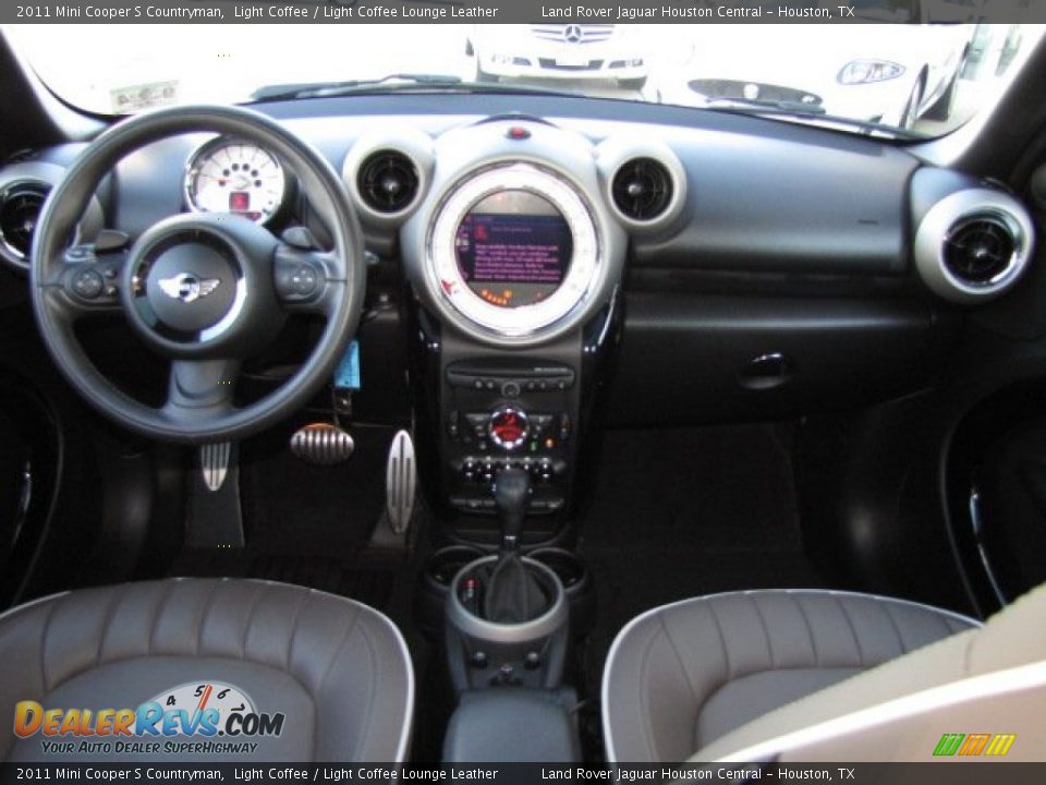 2011 Mini Cooper S Countryman Light Coffee / Light Coffee Lounge Leather Photo #3